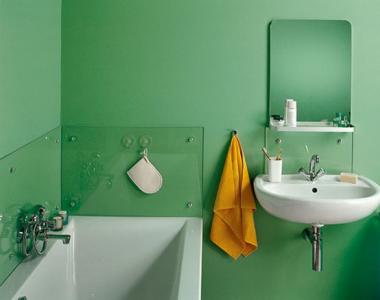 How to paint a bathroom with enamel