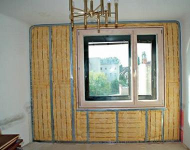 Insulation for walls inside the apartment: thermal insulation