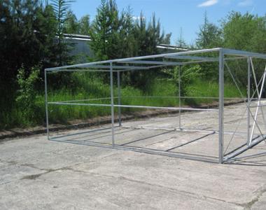 Build a garage from a metal profile with your own hands - a practical guide